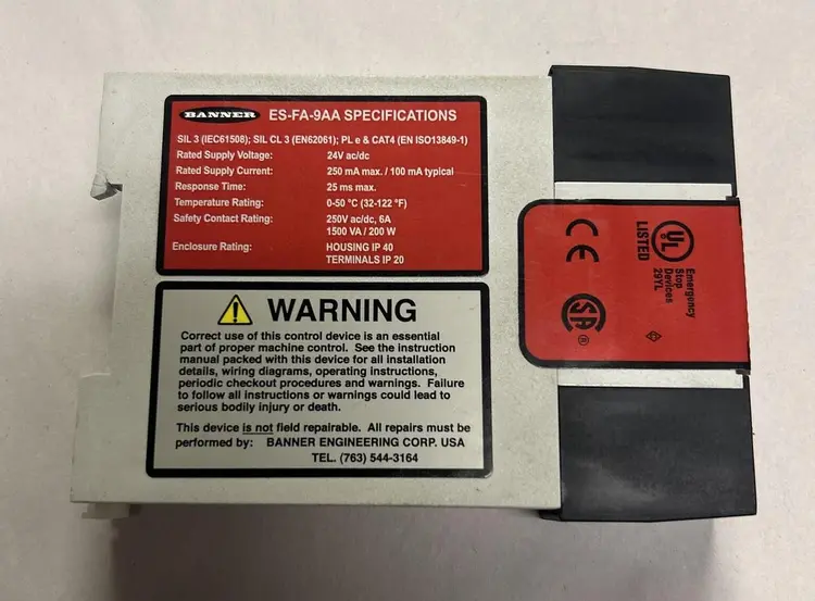Used BANNER ES-FA-9AA Miscellaneous Equipment (Electrical & Power) Ohio US | Surplus Asset Holdings #1243637