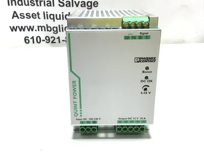 Phoenix Contact QUINT-PS/1AC/12DC/20 Power Supply 100-240V 50/60Hz 3.7-1.7A
