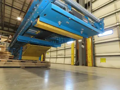 Hytrol ABEZ 30"x 11' EZLogic Accumulation Roller Conveyor 27"BF Center Drive 3PH