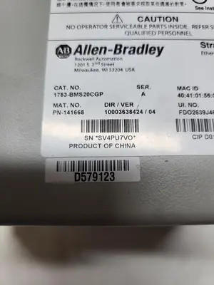 Used ALLEN-BRADLEY ALLEN BRADLEY STRATIX 2000 UNMANAGED ETHERNET SWITCH 1783-US8T SER A Network Switches | ND Industrial Surplus #1225454