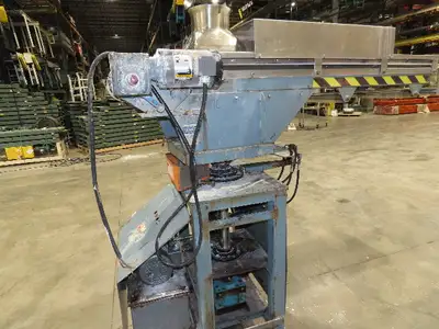 Proctor & Schwartz Hydraulic Powered Swivel Arm Feed Conveyor Food Processing