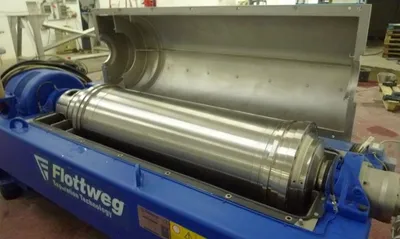 Flottweg Z4D-4/404 sanitary decanter centrifuge, 316SS.