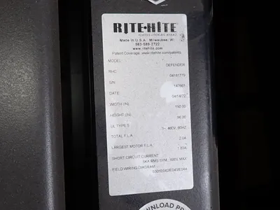 USED 2022 RITE HITE 04181779