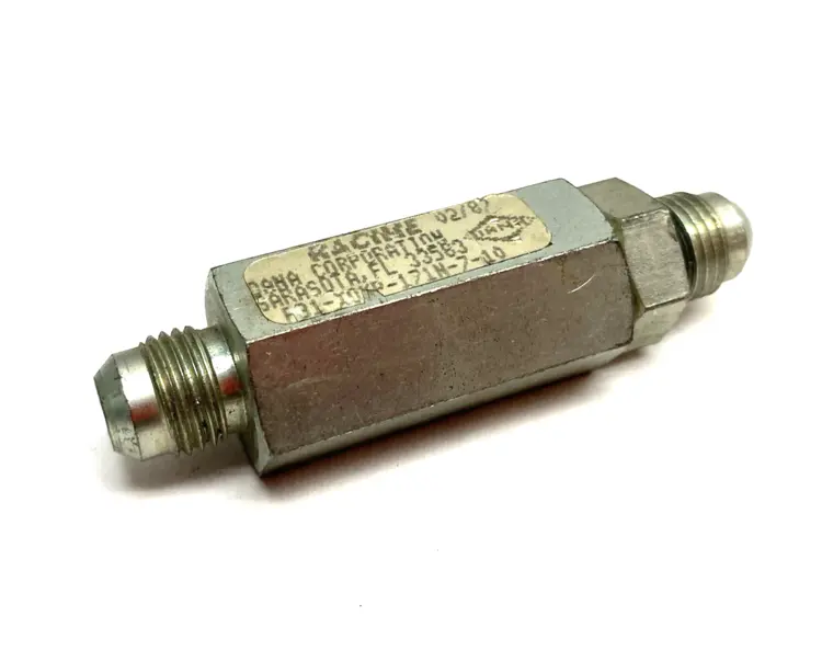 New | in-Stock RACINE IN-LINE CHECK VALVE, DANA CORP. Valves/Fittings | Maverick Industrial Sales #1100912