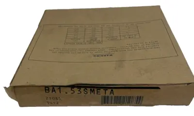 NEW BANNER ENGINEERING BA1.53SMETA FIBER OPTIC CABLE BA153SMETA