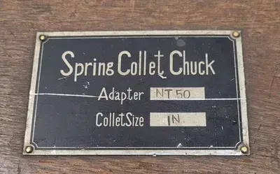 USED SPRING COLLET CHUCK