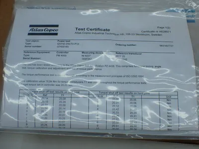 New | in-Stock ATLAS COPCO QST4220CTVP10 Tooling & Accessories (Other) Ohio US | HGR 24 #1006027