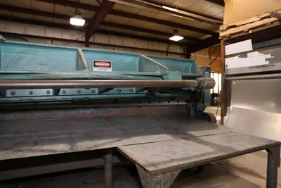 Used 1972 Wysong 1010-RD Power Squaring Shears (Gauge) New Jersey US | Machinery Values #1324551