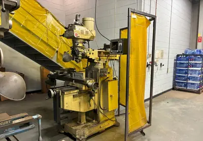 3 HP WILLIS  MODEL #MICRO CUT 1050 CNC TRAK AGE2 CONTROL RAM TYPE MILL: YOBRO #24806