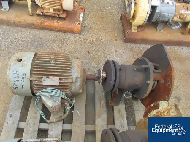 Used Wanner Engineering Stan-Cor Pump Impeller With motor, KYNAR Pumps Ohio US | Federal Equipment Company #125973