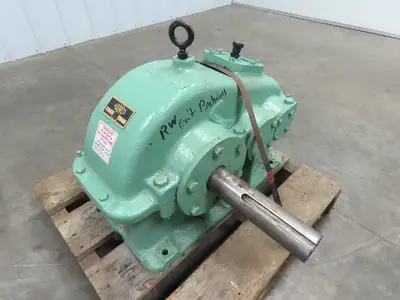 D. O. James Gear MFG. Size 105 HD 25:1 Gear Reducer 5 Hp. Helical Gearbox
