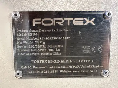 Fortex RF100 220/240Vac 50Hz/60Hz (8.5.4)