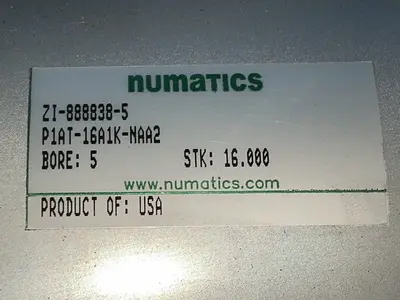 Used NUMATICS P1AT16A1KNAA2 Pumps Ohio US | HGR 24 #1506907