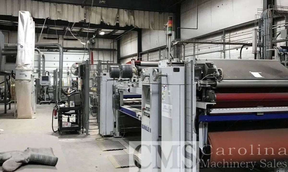 USED 2018 BURKLE 1350 WIDE TOP AND BOTTOM LAMINATOR