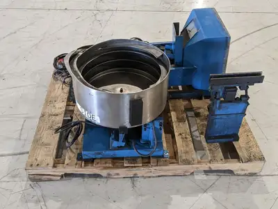 Used VIBRA-FLIGHT FEEDER SYSTEM W/ BOWL, INLINE, HOPPER, FEEDER CUBE CONTROLLER Industrial Controls | Maverick Industrial Sales #1110584