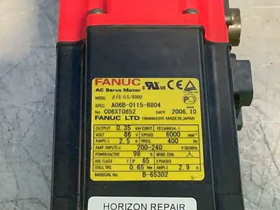 Used 2006 FANUC A06B0115B804 Motors (misc) Ohio US | HGR 24 #1290335