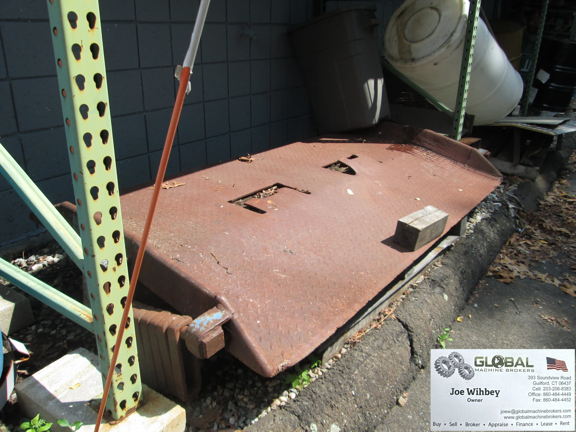 Steel Dock Plate 7ft x 42" Heavy Duty
