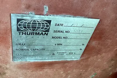 Used 2005 THURMAN 8560 Platform Scales Kentucky US | Proxy Equipment #1385064