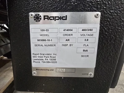 USED RAPID MODEL 100-33