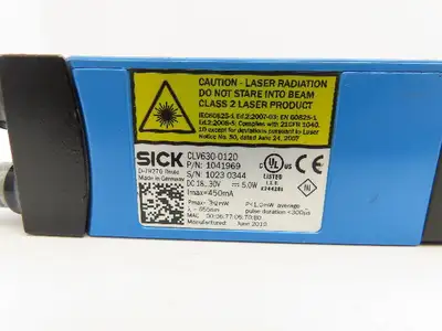 SICK CLV630-0120 Long Range Laser Barcode Line Scanner 1041969