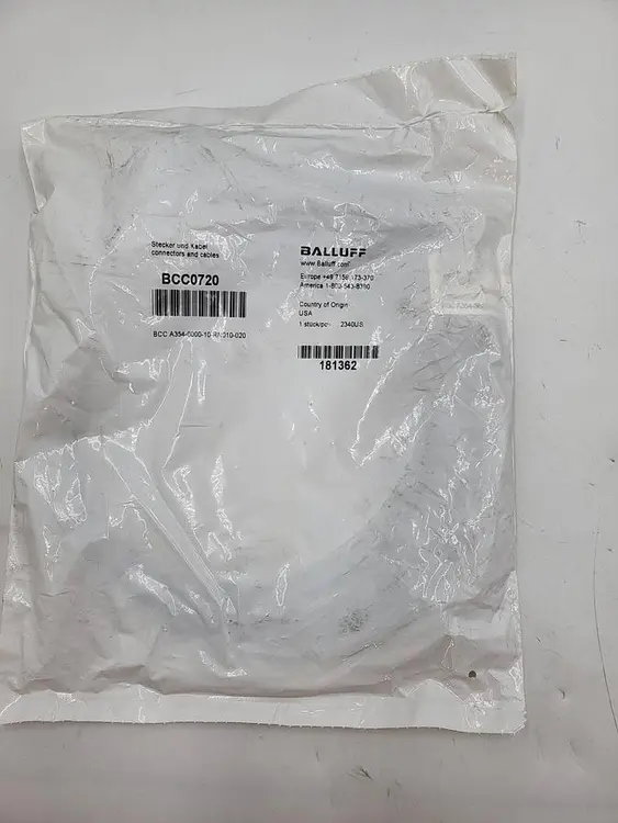 New | in-Stock BALLUFF BALLUFF BCC0720 CABLE Cable & Wire | ND Industrial Surplus #1217213