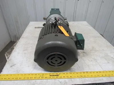 Dodge C262B15N180KL1 3HP 460V 15:1 Ratio Dual Shaft Gearmotor W/Brake