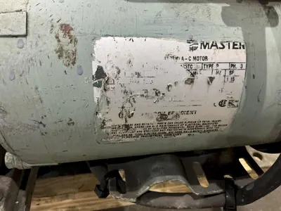 20,000 LB (10 TON) ARONSON MODEL #WRD10 POWERED TANK TURNING ROLLS, DRIVE & IDLER: YOBRO #25145