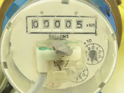 LMI Milton Roy Type 433 Gallon Flow Meter 6m³/h 16bar 1-1/4"NPT