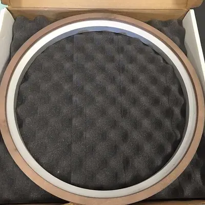 STAINLESS CLAMPING RING WITH COPPER ONLAY