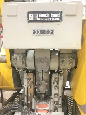 Used SOUTH BEND JOHNSON SOUTH BEND JOHNSON 60 BG-AC PRESS O.B.I. Presses Michigan US | Alma Machinery #1689883