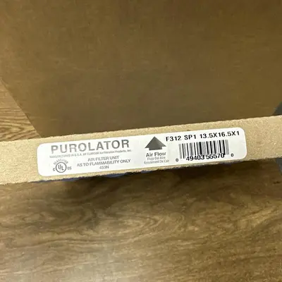New | in-Stock PUROLATOR F312 SP1 13.5X16.5X1 Filters Ohio US | Surplus Asset Holdings #1239347