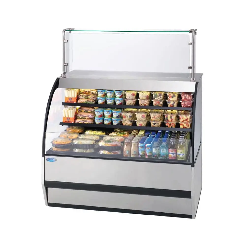 Federal SSRVS-5042 50" Horizontal Open Air Cooler W/ (3) Levels, 208-240v/1ph