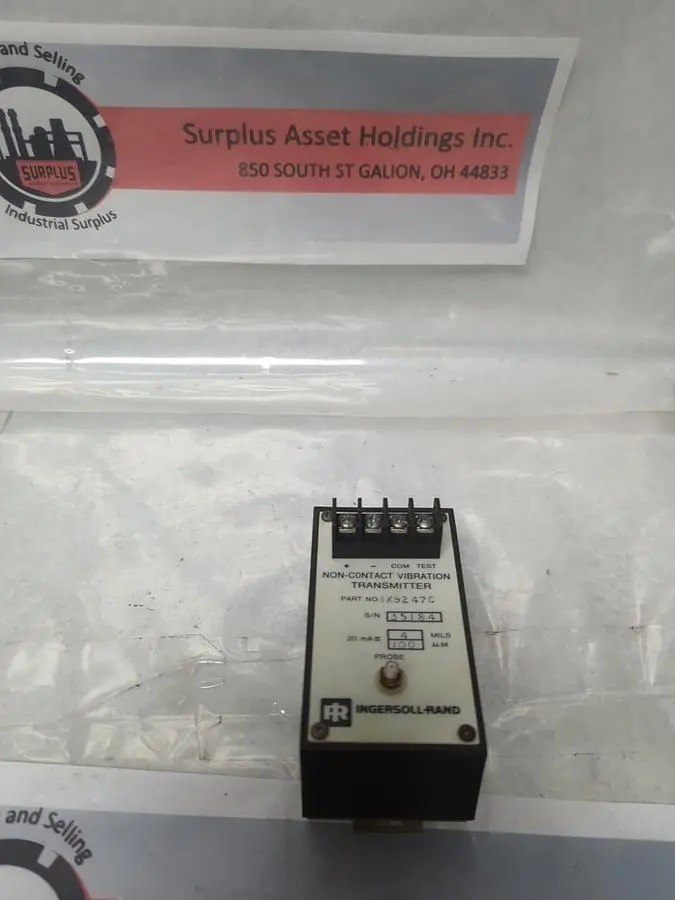 Used INGERSOLL RAND IX9247C Sensors Ohio US | Surplus Asset Holdings #1235565
