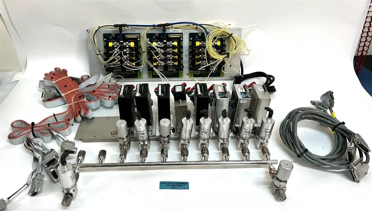 Used MKS UFC-1660 Mass Flow Controller, HM20-4VKC-GF4, ET-3M-24, EMC-08-24 Flowmeters California US | ANACAPA EQUIPMENT BROKERS, INC 12 #134986