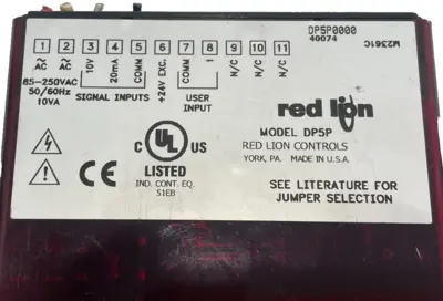 USED RED LION BP5P0000 PANEL METER BP5P