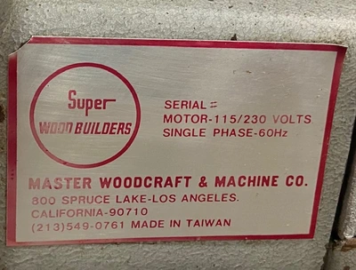 NEW Super Wood Builders Lathe
