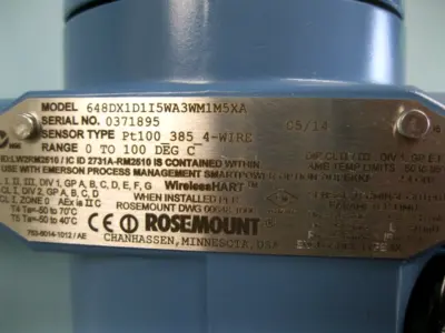 NEW Rosemount 648DX1D1I5WA3WM1M5XA