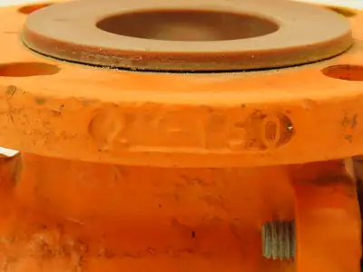 Xomox Tufline 9RB710L1 2" Flanged Sleeve Plug Valve PFA Lined 200psi  -No Handle