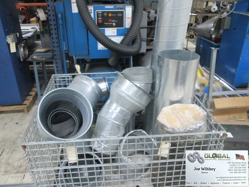 Galvanized Steel Ducting 12"Diameter & Suction Hoses 45°Bends, Straights & More!