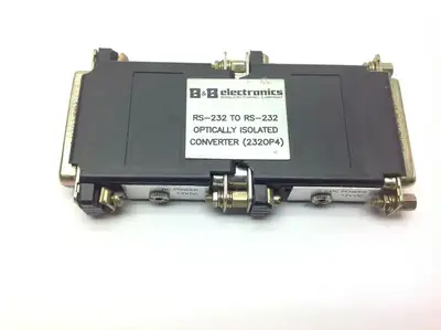 232OP4 | B & B Electronics  RS-232 To RS-232 Optically Isolated Converter 25 Pin - Used