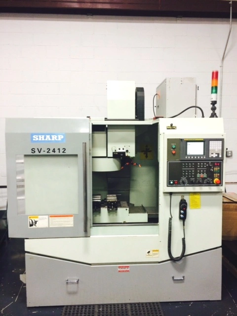 Used 2009 SHARP SV-2412 Vertical Machining Centers Vermont US | Two Spade Machinery LLC #507009