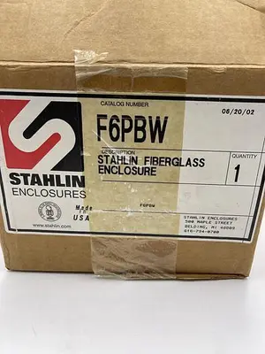 New | in-Stock STAHLIN STAHLIN F6PBW Misc Electrical & Power Parts | ND Industrial Surplus #1215400