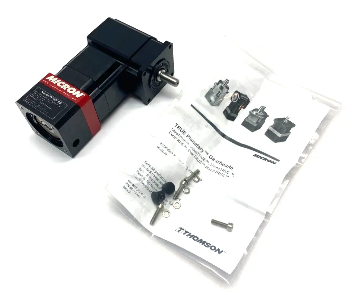USED THOMSON LINEAR MICRON NEMATRUE 60 PLANETARY GEARHEAD