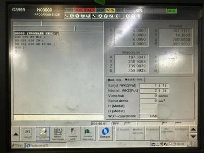 MAKINO 4-axis Horizontal Machining Centre, in excellent working condition, VIDEO, POA