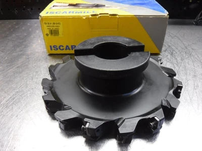 Iscar 8" Slot Milling Cutter 2" Arbor 1" Wide FDN D8.0-1.00-16-R15 (LOC206)