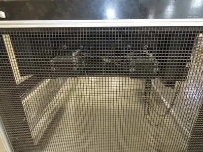 42"W x 48-50"L Pallet Feeder Dispenser for Robot Palletizer Conveyor 90"H
