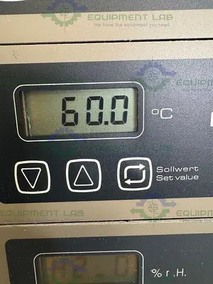USED KUHNER ISK-1-W REFRIGERATED INCUBATOR SHAKER W/ HUMIDITY 15C BELOW AMBIENT TO 60°C