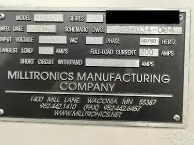 Used 2013 MILLTRONICS RH35XP Vertical Machining Centers Arizona US | KD Machinery #1556384