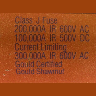 Gould Shawmut Type AJT 400 Amp Fuse