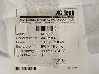 NEW AC TECH M1510E